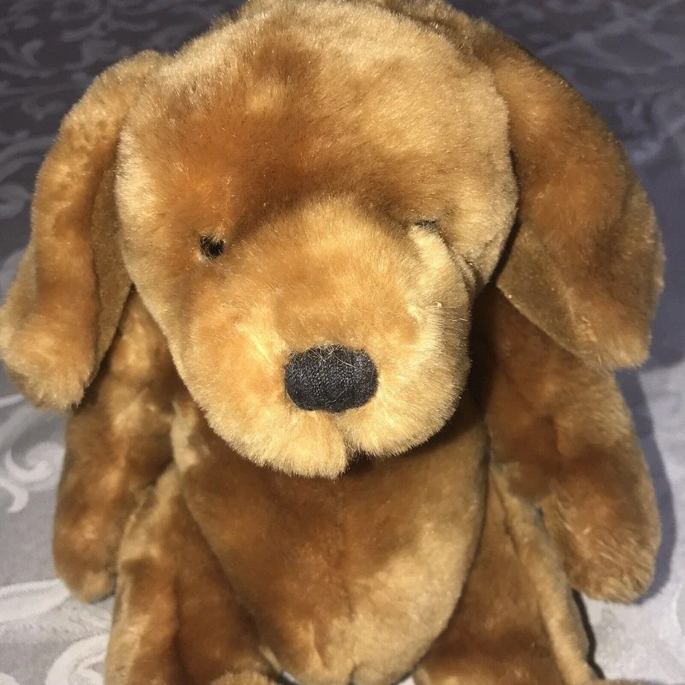 Velvets‎ by Greek Puppy Dog Brown ASI62960 Plush Vintage 10